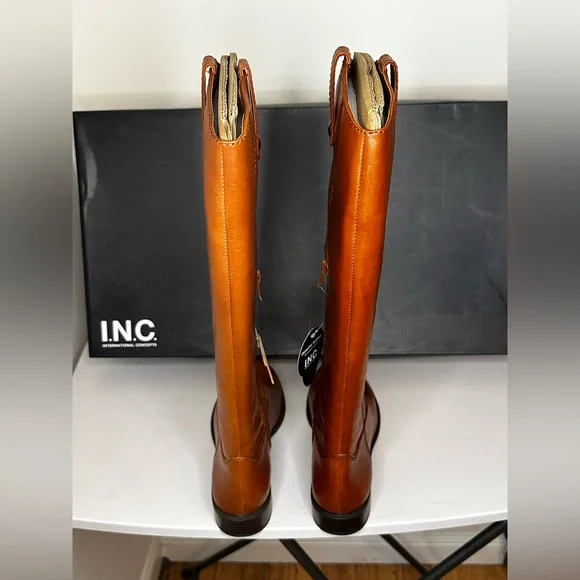 INC International Concepts Women's  Leather Boots - Picture 6 of 13